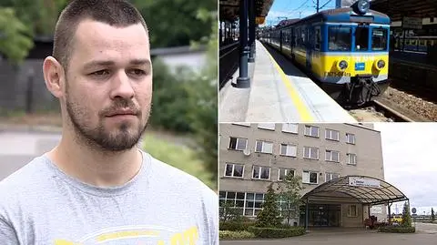 Wózek z dzieckiem zakleszczony w drzwiach SKM
