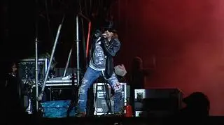 Axl Rose podczas koncertu Guns N' Roses w Rybniku w lipcu 2012 roku