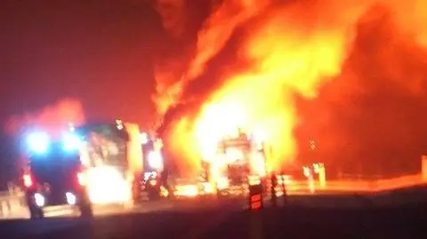 Polski autokar doszczętnie spłonął na Słowacji