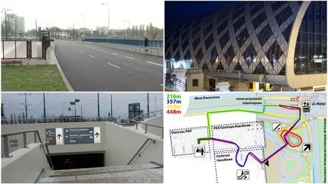 Dziś na przystanek trzeba iść tunelem - droga jest zdecydowanie dłuższa