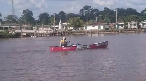 Marcin Gienieczko kończy wodny etap Solo Amazon Expedition
