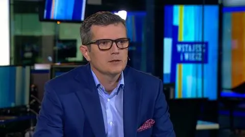 Marcin Bosacki był gościem w studiu TVN24