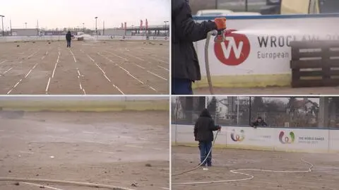 Przy Stadionie Wrocław powstaje lodowisko
