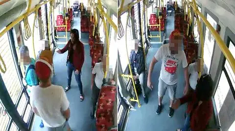 "Nie chcemy tutaj takich jak ty". Mają podejrzanego o atak w tramwaju