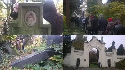 Bielsko Biała. Cmentarz jak zaczarowany ogród