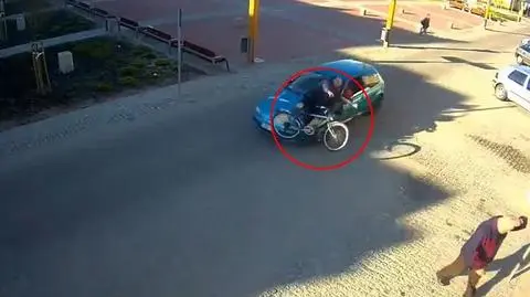 Moment wypadku zarejestrowały kamery monitoringu miejskiego