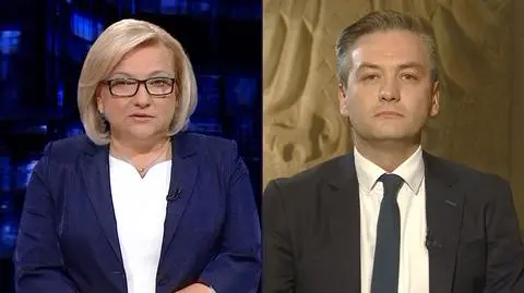 Beata Kempa i Robert Biedroń byli gośćmi "Kropki nad i"