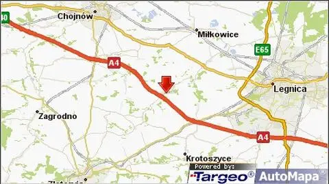 Chciał przejść przez autostradę. Zginął na miejscu