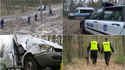 Uciekali przed policją skończyli na drzewie. Trwa obława na złodzieja