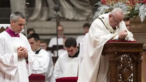 Papież Franciszek odprawił pasterkę w Watykanie
