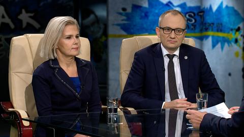 Joanna Staniszkis i Błażej Poboży w Tak Jest