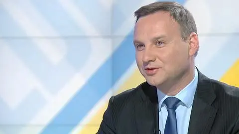 Andrzej Duda w "Jeden na jeden"