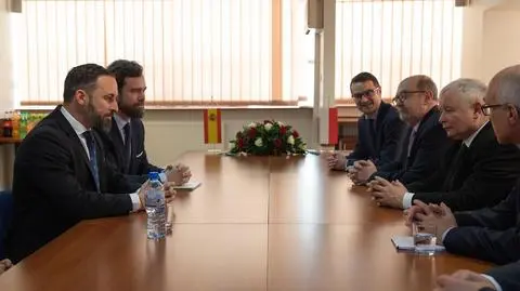 Jarosław Kaczyński spotkał się z Santiago Abascalem