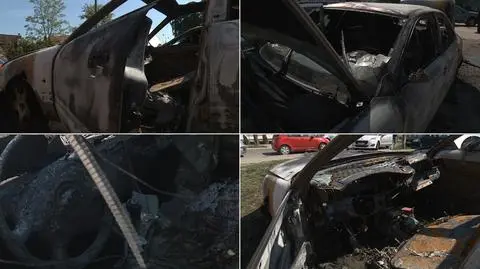 Gdańsk: pożar samochodów