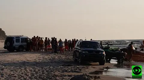 Tragedia nad Bałtykiem. Cztery osoby weszły do morza, dwie nie żyją