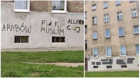 Zatrzymano autora rasistowskich napisów