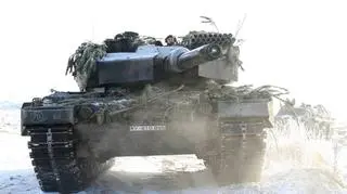 Leopard 2 na poligonie w Altmark