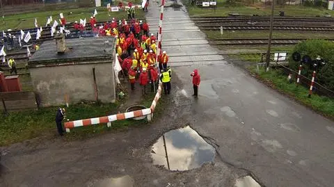 Górnicy ze Śląska zablokowali przejaz pociągów z importowanym, rosyjskim węglem