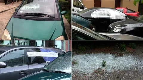 Brzeg: zarzuty za zniszczenie samochodów