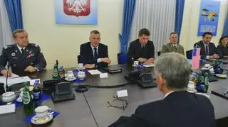 Tomasz Siemoniak rozmawiał z Johnem McHugh'em