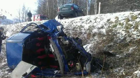 Czterech rannych. Wypadek koło Jeleniej Góry