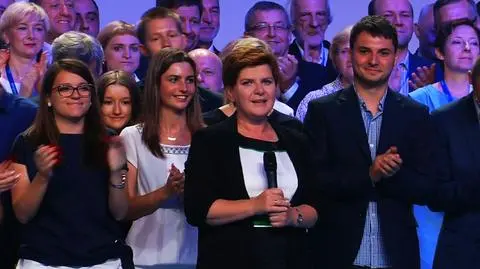Beata Szydło ostatniego dnia konwencji programowej PiS