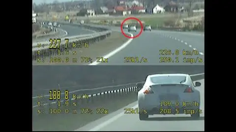Piraci drogowi na krajowej 1. Rekordzista jechał 227 km/h. "Chciał sprawdzić osiągi auta"