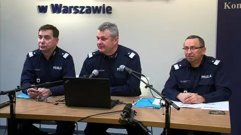 Konferencja prasowa Komendanta Głównego Policji 