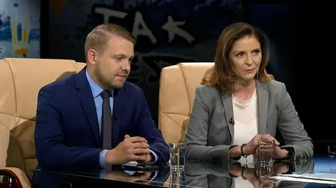 Jacek Ozdoba i Joanna Mucha w Tak Jest