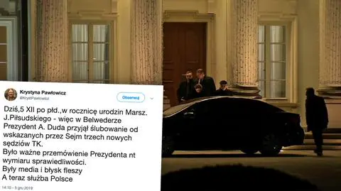 Komentarze po ślubownaiu nowych sędziów Trybunału Konstytucyjnego 