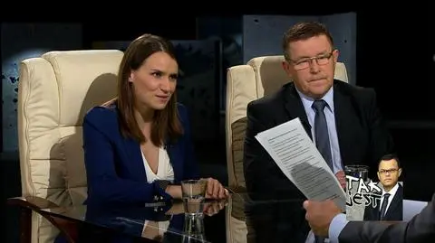 Agnieszka Pomaska i Zbigniew Kuźmiuk w Tak Jest