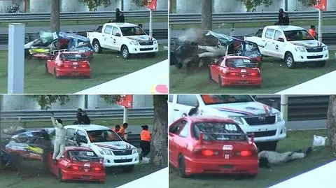 30-letnia kobieta odniosła tylko lekkie obrażenia