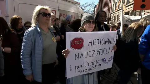 Polish teachers on strike. Another attempt to reach an agreement with the government on Thursday