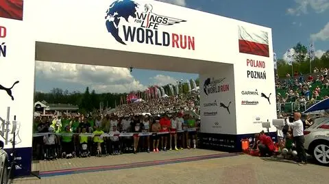 W biegu Wings for Life to meta goni zawodników