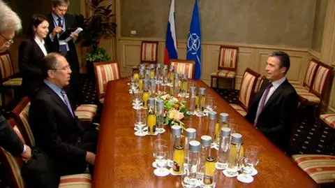 Przywitanie Ławrowa i Rasmussena