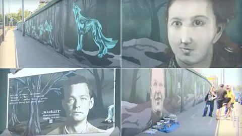 Gdańsk: Mural przy alei Żołnierzy Wyklętych