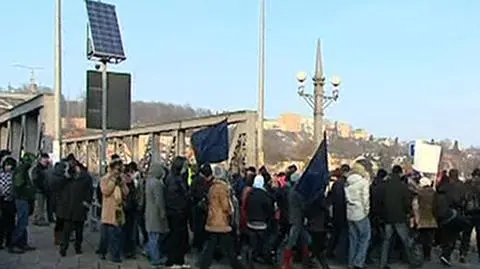 Protest w obronie szkół