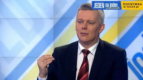 Tomasz Siemoniak gościem "Jeden na jeden" TVN24