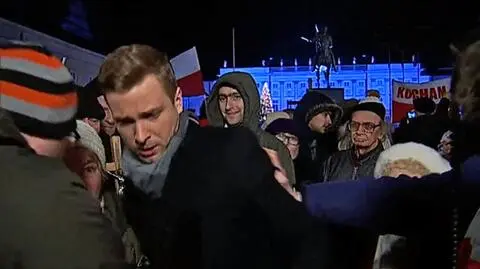 Incydent podczas miesięcznicy