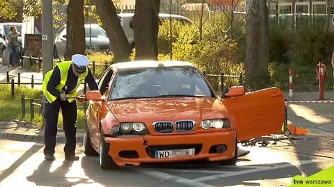 Witnesses claim that the orange BMW must have been going at least 100 km/h
