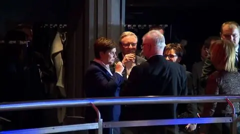 Beata Szydło na premierze Bonda