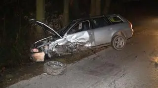 Kierowca audi był pijany