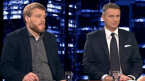 Adrian Zandberg i Przemysław Wipler byli gośćmi "Kropki nad i"