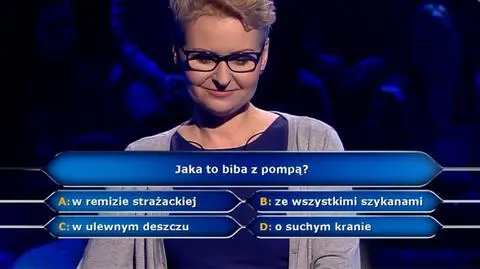 "Milionerzy". Pytanie za 5 tysięcy złotych: jaka to biba z pompą?