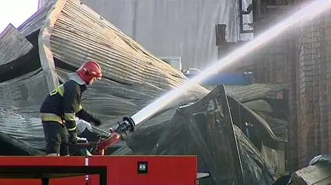 Pożar w firmie produkującej jachty