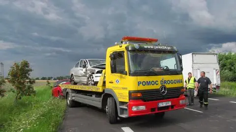 Pomoc drogowa na miejscu wypadku