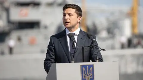 Zełenski "zaprosił" do rozmów w sprawie Donbasu Donalda Trumpa i Theresę May. Nagranie archiwalne: pozycje ukraińskich żołnierzy w pobliżu Doniecka