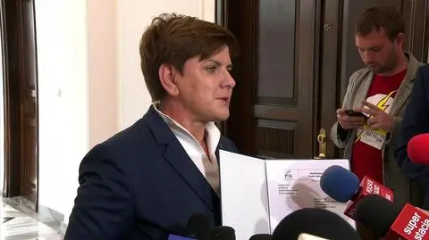 Beata Szydło w sejmie