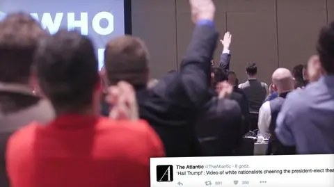Nazistowskie pozdrowienia w Waszyngtonie. Skrajna prawica w USA