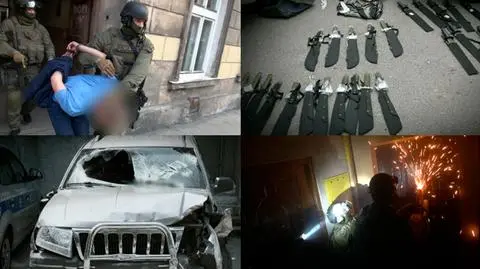 Gang pseudokibiców rozbity